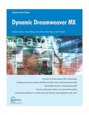 Cover of: Dynamic Dreamweaver MX