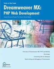 Cover of: Dreamweaver MX: PHP web development