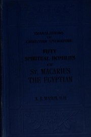 Cover of: Fifty spiritual homilies of St. Macarius the Egyptian