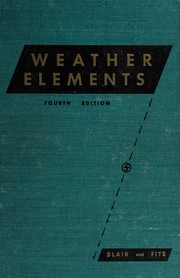 Cover of: Weather elements by Thomas A. Blair