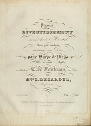 Cover of: Premier divertissement, sur un air de Mozart: Non più andrai