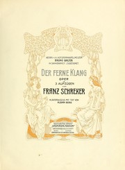 Cover of: Der ferne Klang: Oper in 3 Aufzügen