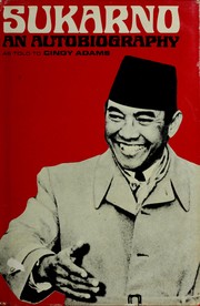 Cover of: Sukarno: an autobiography