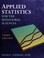 Cover of: Applied statistics for the behavioral sciences