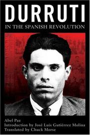 Cover of: Durruti in the Spanish Revolution
