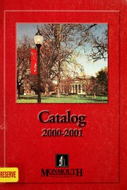 Cover of: Monmouth College catalog