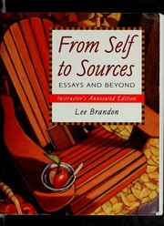 Cover of: From self to sources: essays and beyond