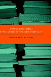 Corpus linguistics and the Greek of the New Testament