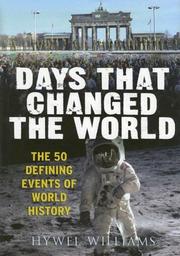 Cover of: Days That Changed the World by Hywel Williams