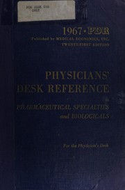 Physicians' desk reference (PDR) by Gladys M. Tubbs