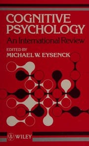 Cognitive psychology by Michael W. Eysenck