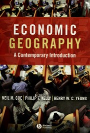 Cover of: Economic geography by Neil M. Coe