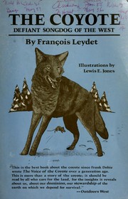 Cover of: Coyote by Francois Leydet