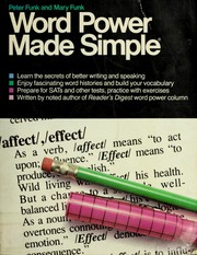 Cover of: Word power made simple