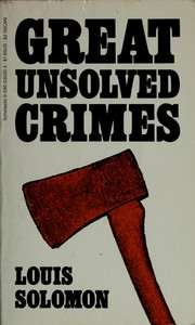 Cover of: Great unsolved crimes