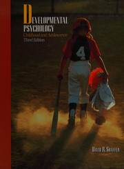 Cover of: Developmental psychology: childhood and adolescence