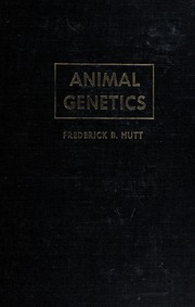 Cover of: Animal genetics.