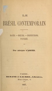 Cover of: Le Bresil contemporain