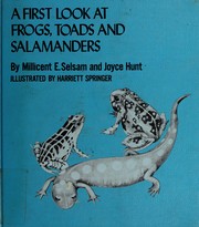 Cover of: A first look at frogs, toads, and salamanders