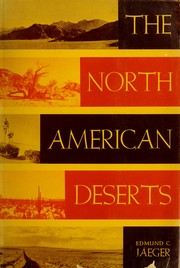 Cover of: The North American deserts