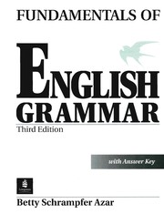 Cover of: Fundamentals of English Grammar, Third Edition (Full Student Book with Answer Key)