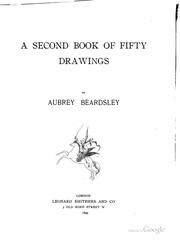 Cover of: A second book of fifty drawings. by Aubrey Vincent Beardsley