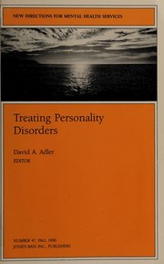 Cover of: Treating Personality Disorders (New Directions for Mental Health Services, No 47)
