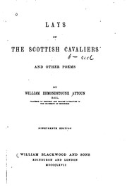 Cover of: Lays of the Scottish Cavaliers and Other Poems