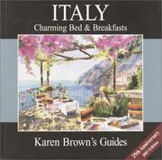 Cover of: Karen Brown's Italy: Charming Bed & Breakfasts 2003 (Karen Brown Guides/Distro Line)