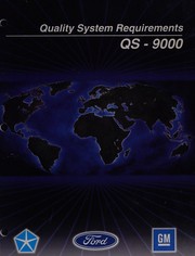 Quality system requirements, QS-9000 by Chrysler Corporation