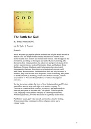 Cover of: The battle for God by Karen Armstrong