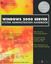 Windows 2000 Server : system administration handbook