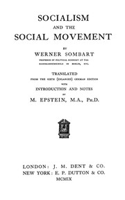 Cover of: Socialism and the social movement