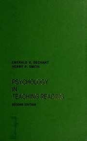 Cover of: Psychology in teaching reading by Dechant, Emerald V.