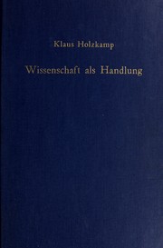 Cover of: Wissenschaft als Handlung