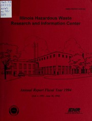 Cover of: Annual report: fiscal year 1994 : July 1, 1993 - June 30, 1994