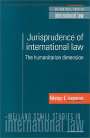 Jurisprudence of international law : the humanitarian dimension