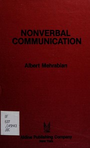 Cover of: Nonverbal communication. by Albert Mehrabian