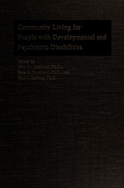 Cover of: Community living for people with developmental and psychiatric disabilities