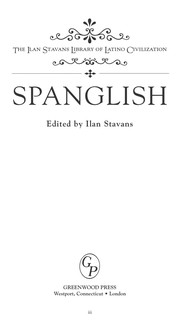Spanglish by Ilan Stavans