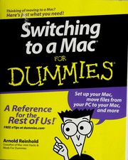 Cover of: Switching to a Mac for dummies