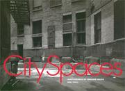 Cover of: City spaces: photographs of Chicago alleys