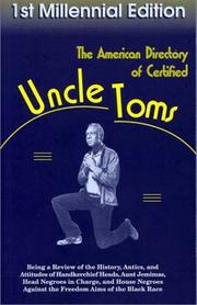 Cover of: The American Directory Of Certified: Uncle Toms