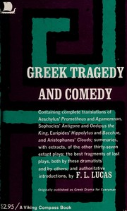 Cover of: Greek Tragedy and Comedy: Greek Drama for Everyman