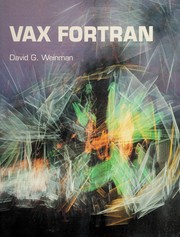 VAX FORTRAN by David G. Weinman