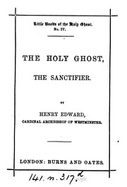 Cover of: The Holy Ghost, the sanctifier