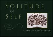 Cover of: The solitude of self