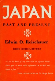 Cover of: Japan, past and present by Edwin O. Reischauer