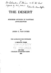 Cover of: The Desert: Further Studies in Natural Appearances