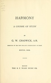 Cover of: Harmony: a course of study